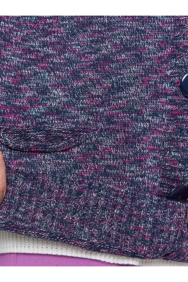 Жилет VAY, синий/розовый меланж - фото 2