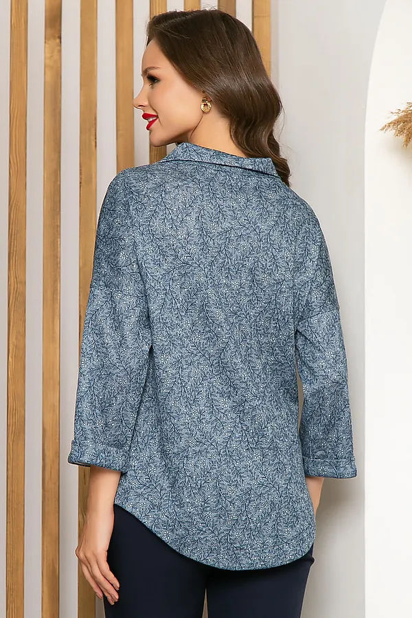 Туника LADY TAIGA, мелкий цветок - фото 2