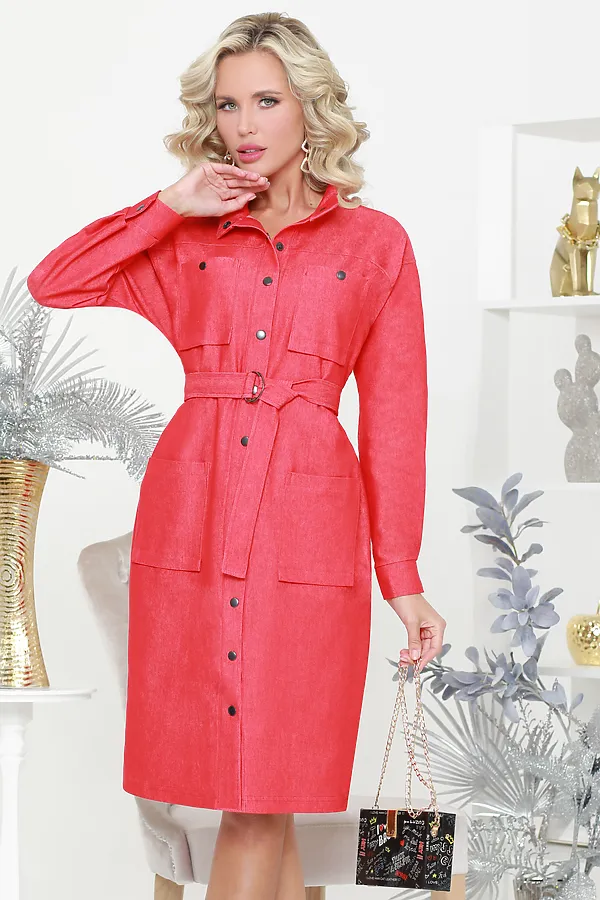 Платье DSTREND, красный - фото 2