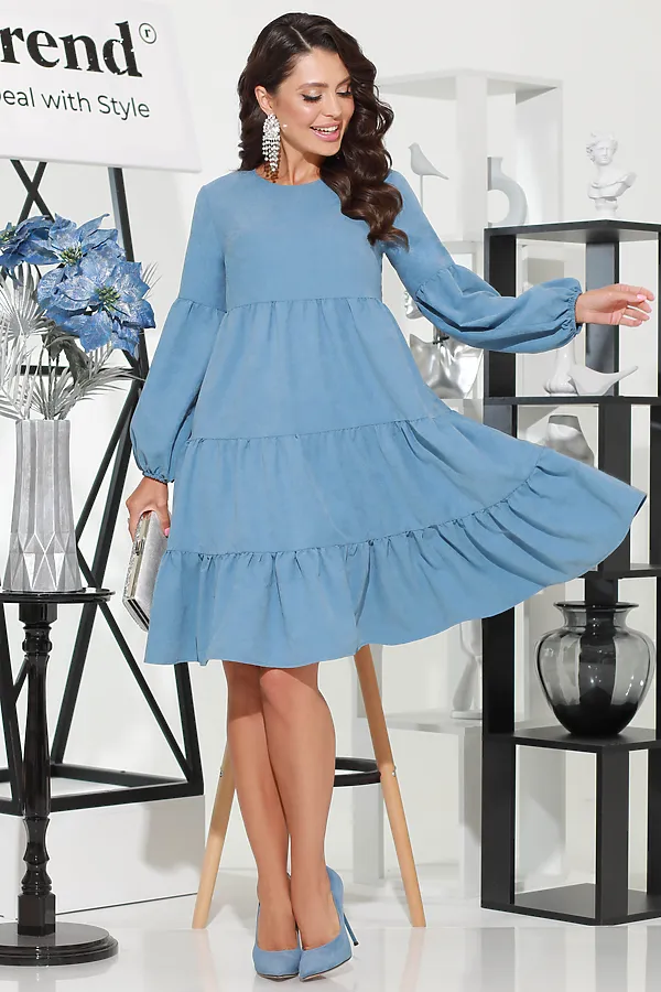 Платье DSTREND, серо-голубой - фото 2