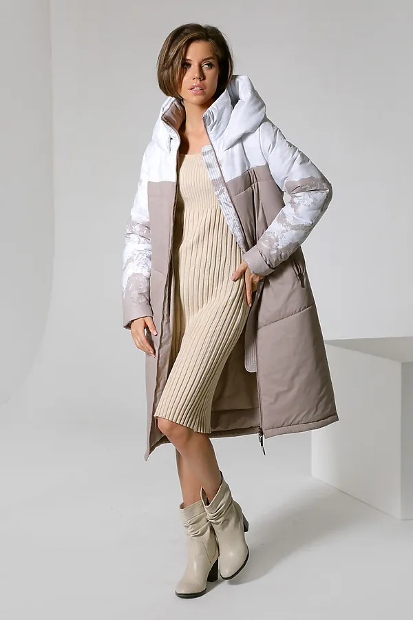 Пальто DIZZYWAY, т.бежевый - фото 2