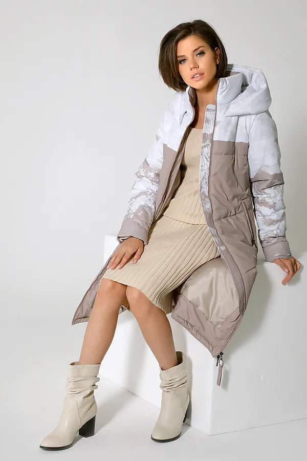 Пальто DIZZYWAY, т.бежевый - фото 2