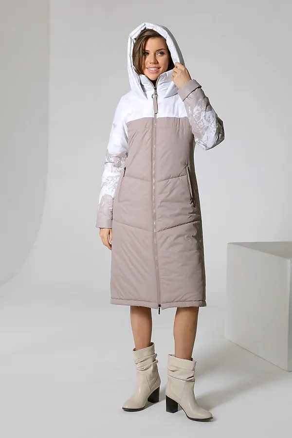 Пальто DIZZYWAY, т.бежевый - фото 2