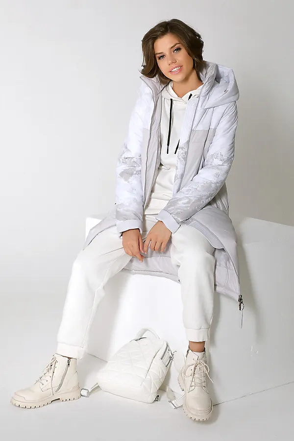 Пальто DIZZYWAY, св.серый - фото 2