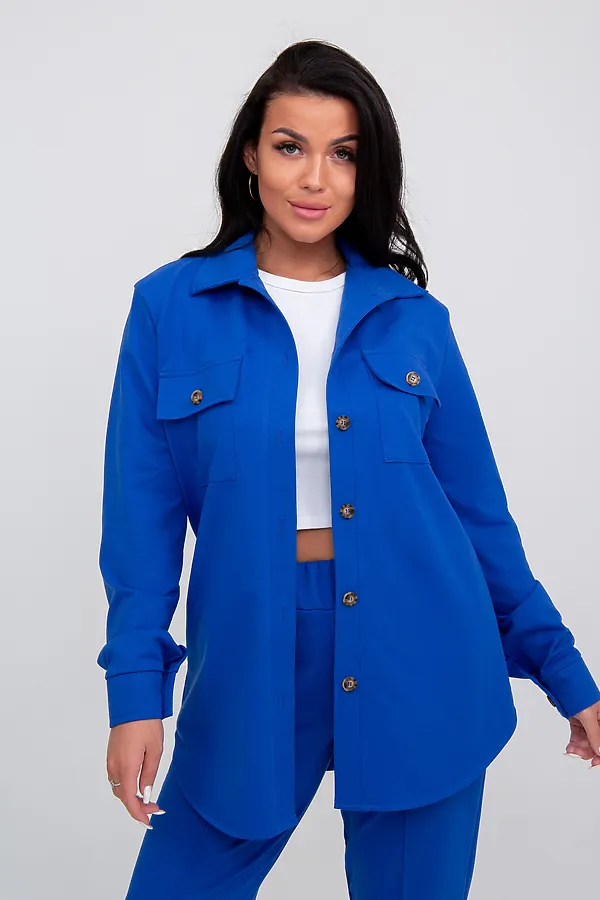 Костюм (Рубашка+Брюки) MODELLINI, васильковый - фото 2