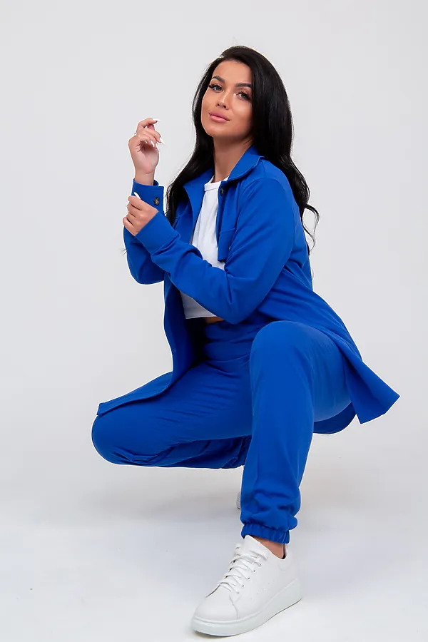 Костюм (Рубашка+Брюки) MODELLINI, васильковый - фото 2