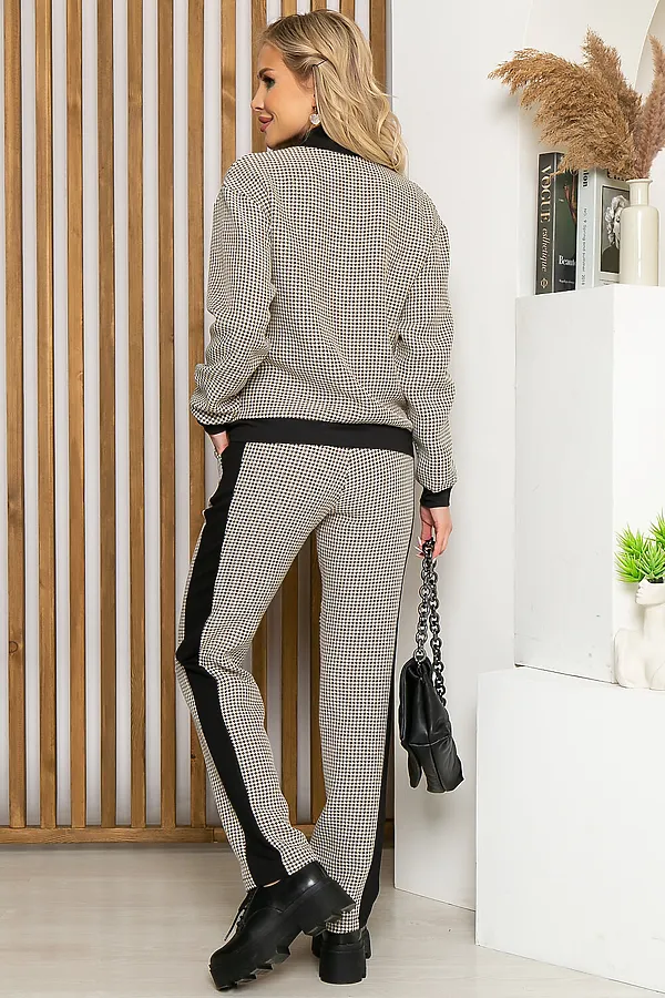 Костюм (Жакет+Брюки) LADY TAIGA, гусиная лапка - фото 2