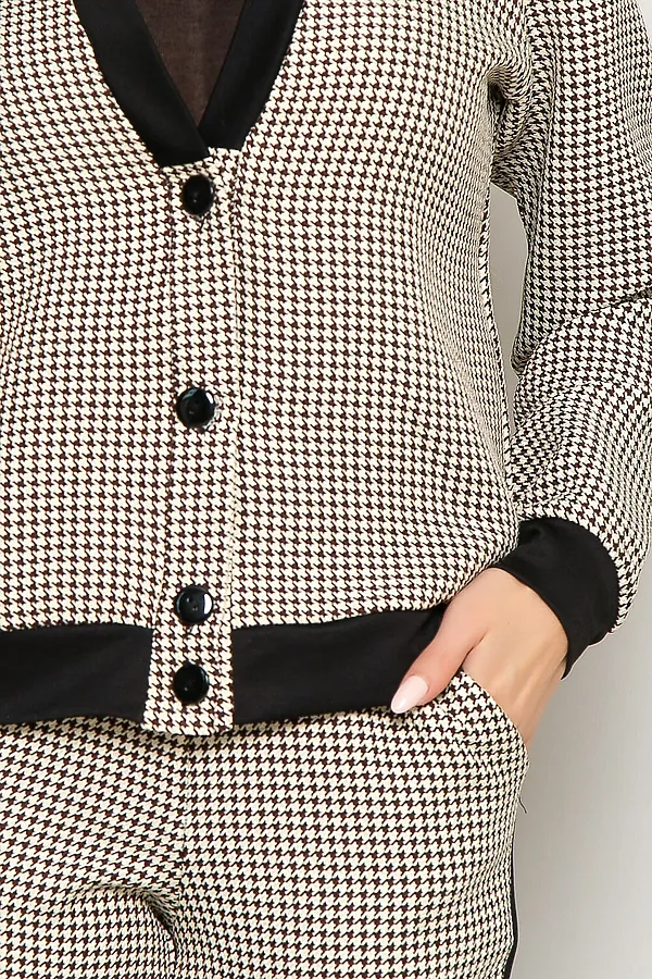 Костюм (Жакет+Брюки) LADY TAIGA, гусиная лапка - фото 2