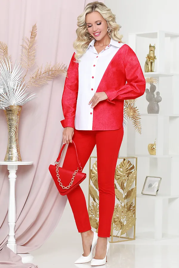 Рубашка DSTREND, красный - фото 2