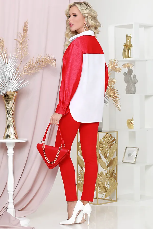 Рубашка DSTREND, красный - фото 2