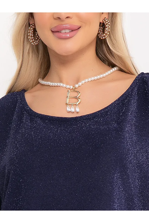 Блуза BELLOVERA, темно-синий - фото 2