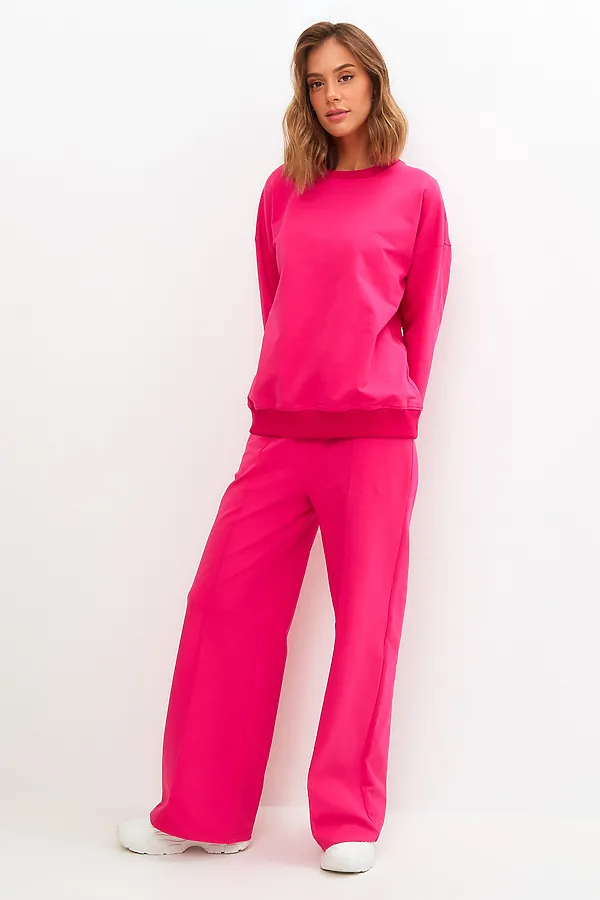 Костюм (Свитшот+Брюки) MODELLINI, фуксия - фото 2