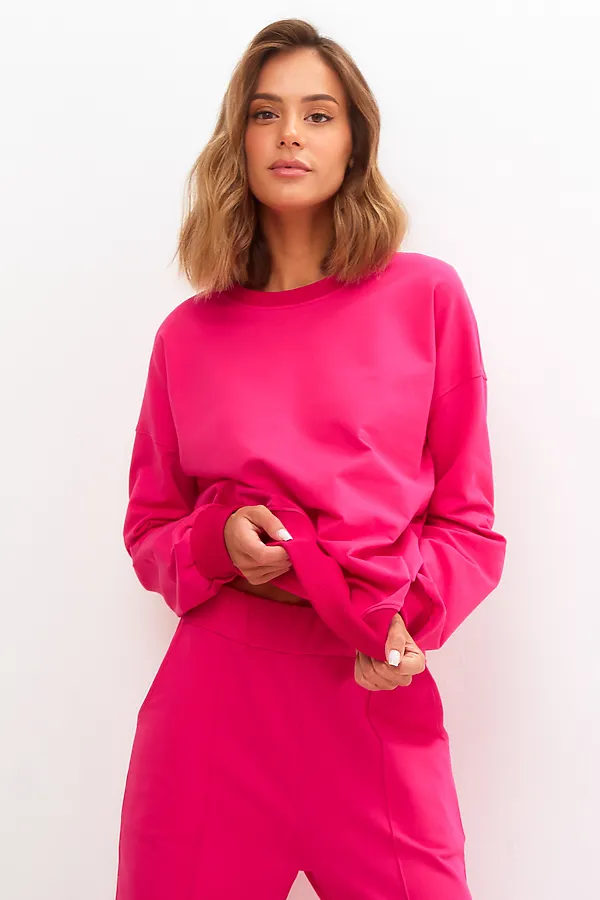 Костюм (Свитшот+Брюки) MODELLINI, фуксия - фото 2