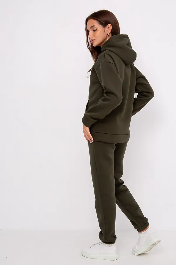 Костюм (Худи+Брюки) MODELLINI, хаки - фото 2