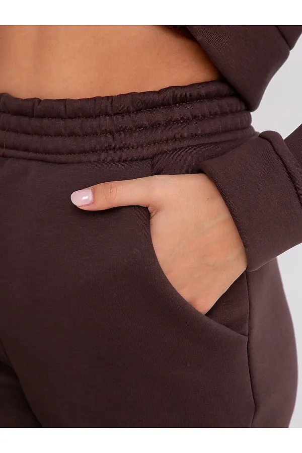 Костюм (Худи+Брюки) MODELLINI, коричневый - фото 2