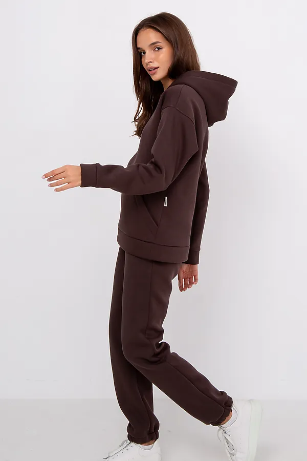 Костюм (Худи+Брюки) MODELLINI, коричневый - фото 2