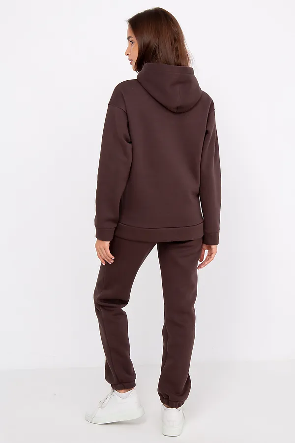 Костюм (Худи+Брюки) MODELLINI, коричневый - фото 2