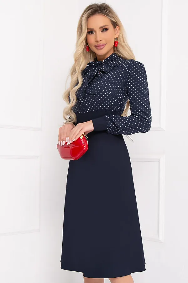 Платье BELLOVERA, темно-синий - фото 2