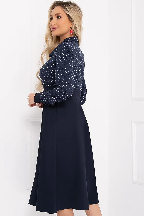 Платье BELLOVERA, темно-синий - фото 2