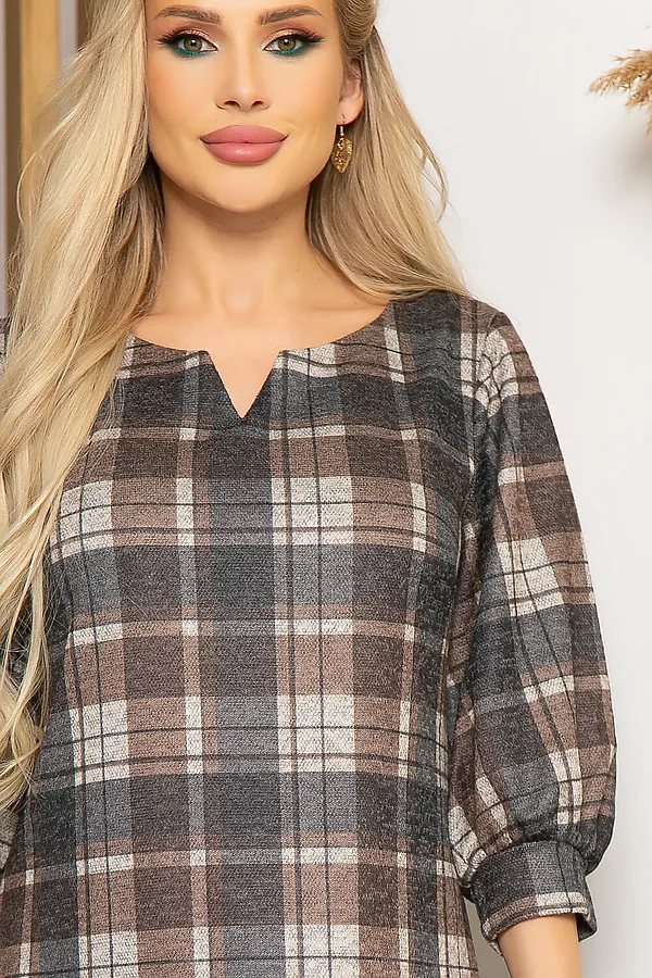 Платье LADY TAIGA, шоколад - фото 2