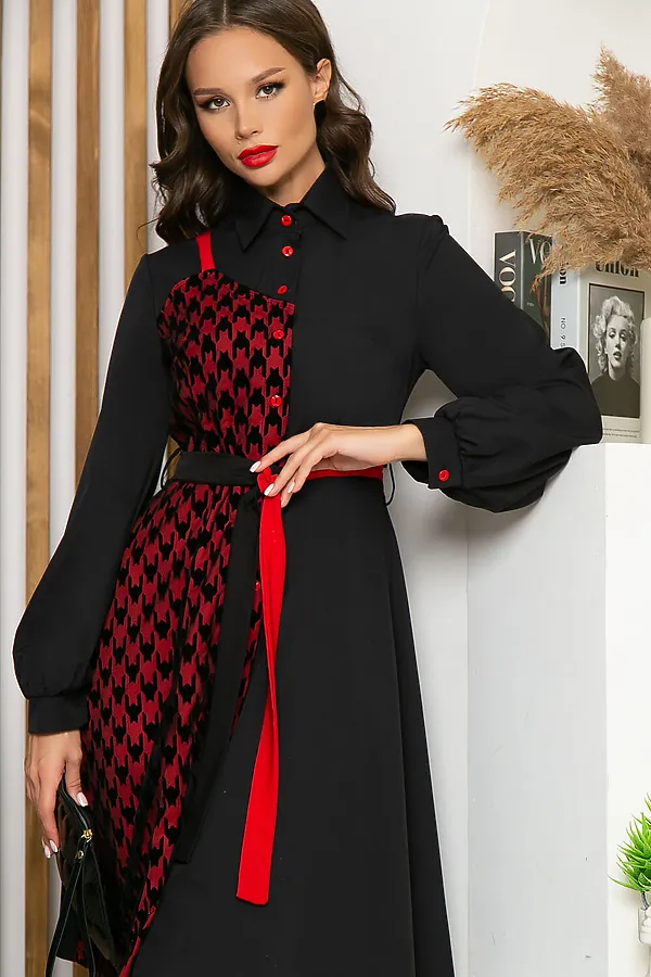 Платье LADY TAIGA, блэк - фото 2