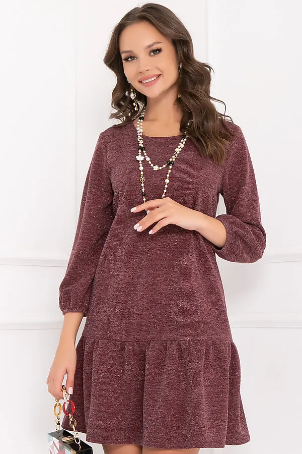Платье BELLOVERA, бордовый - фото 2