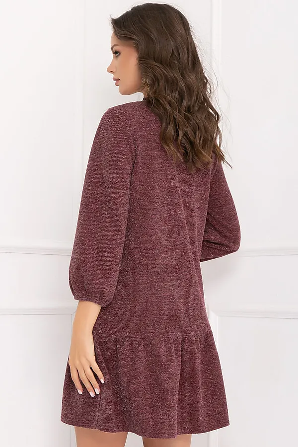 Платье BELLOVERA, бордовый - фото 2