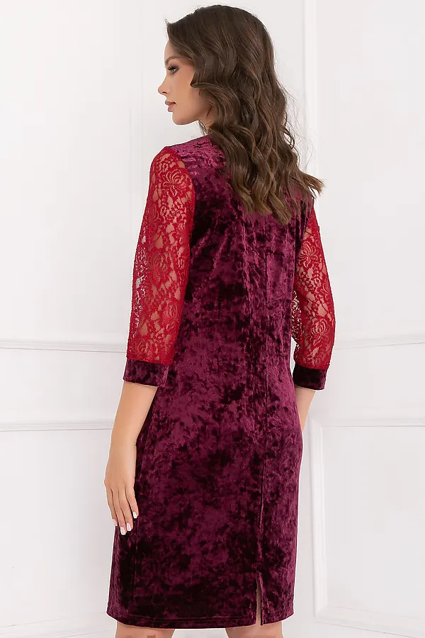 Платье BELLOVERA, бордовый - фото 2