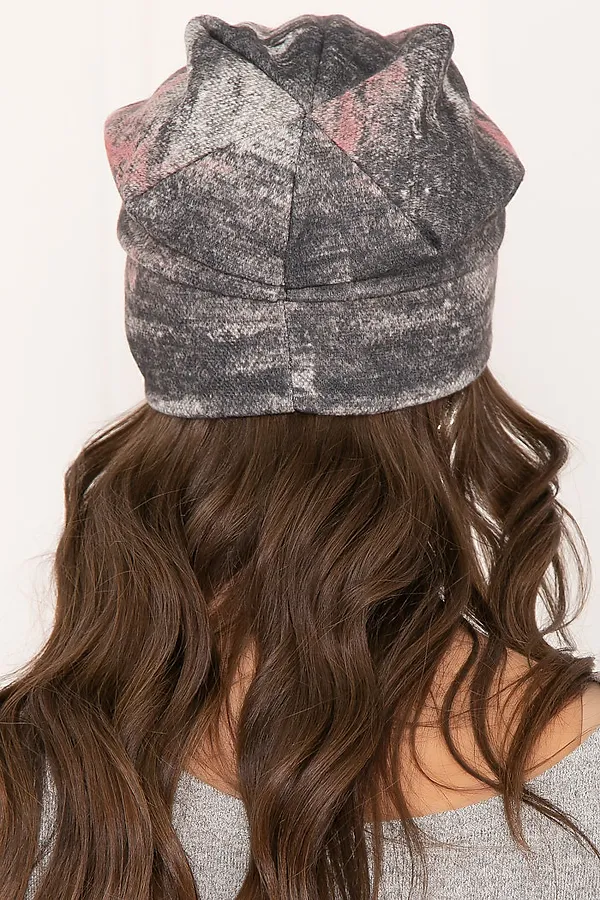 Комплект (Шапка+Снуд) BELLOVERA, серый, розовый - фото 2