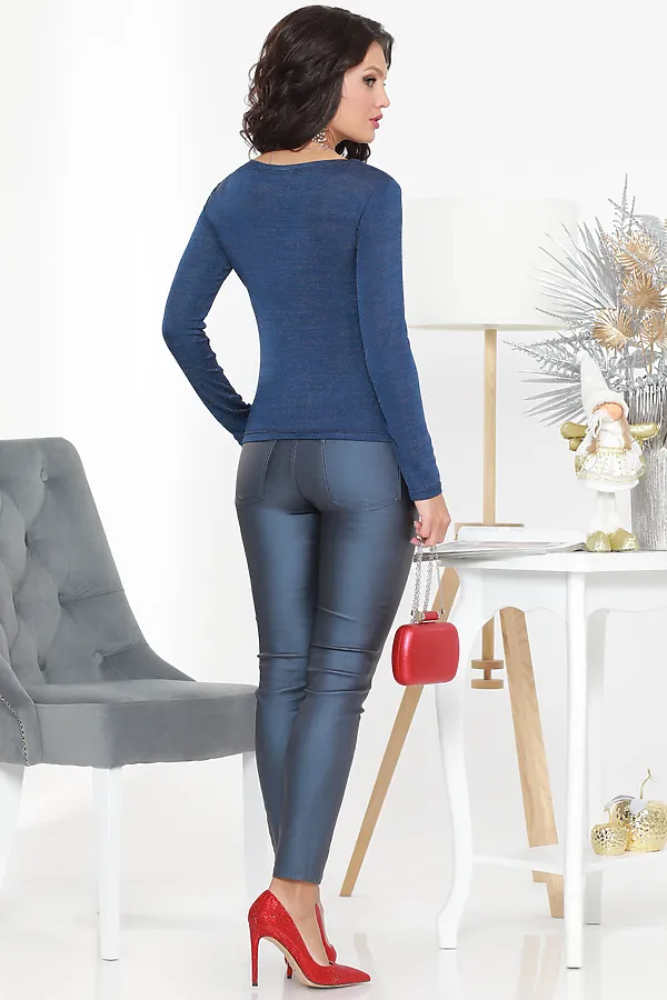 Лонгслив DSTREND, тёмно-синий - фото 2