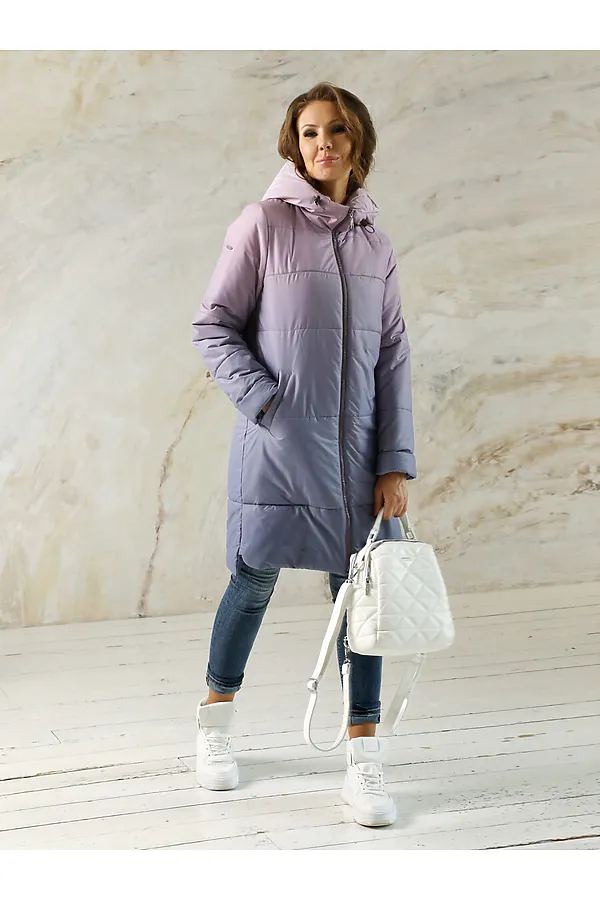 Пальто DIZZYWAY, серо-розовый - фото 2