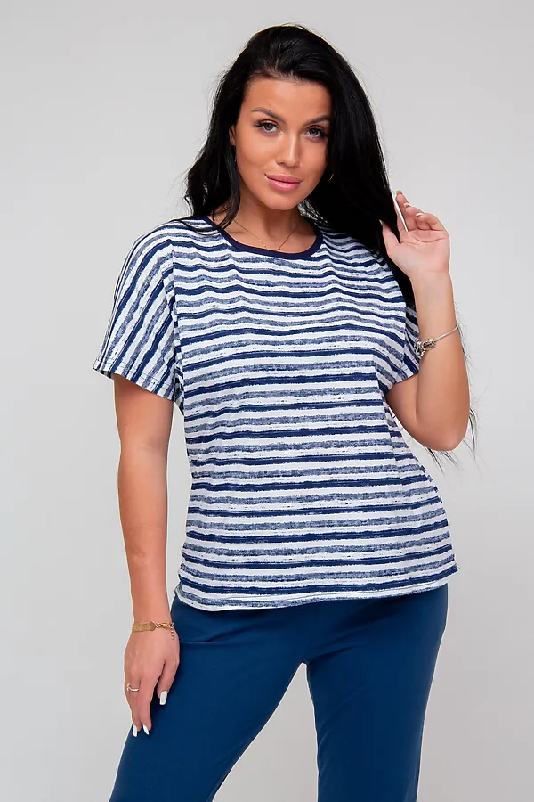 Костюм (Футболка+Бриджи) MODELLINI, индиго - фото 2