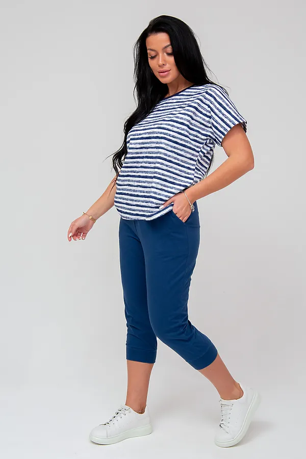 Костюм (Футболка+Бриджи) MODELLINI, индиго - фото 2