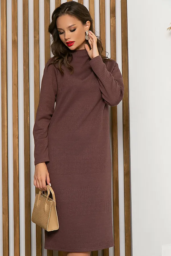 Платье LADY TAIGA, красное дерево - фото 2