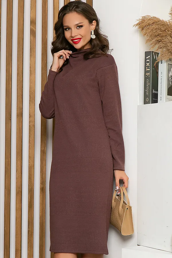 Платье LADY TAIGA, красное дерево - фото 2