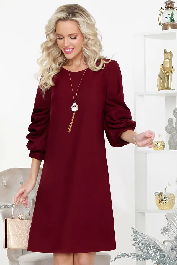 Платье DSTREND, бордовый - фото 2