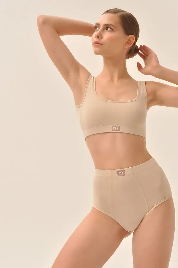 MY Топ поддерживающий жен. хлопок DT202 (крем (телесный) MY, крем (телесный) - фото 2