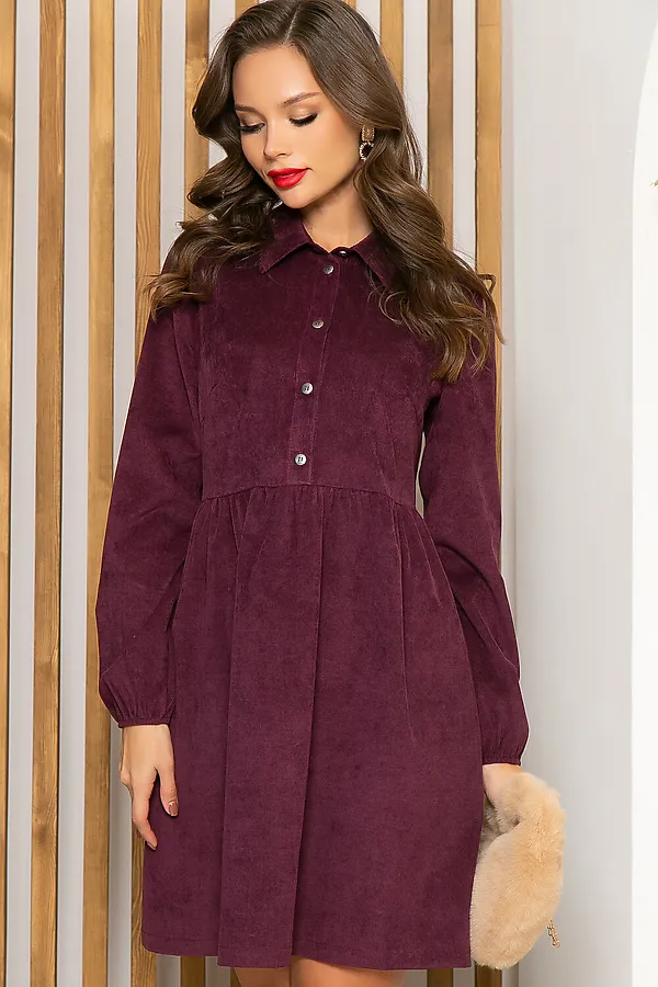 Платье LADY TAIGA, бордо - фото 2