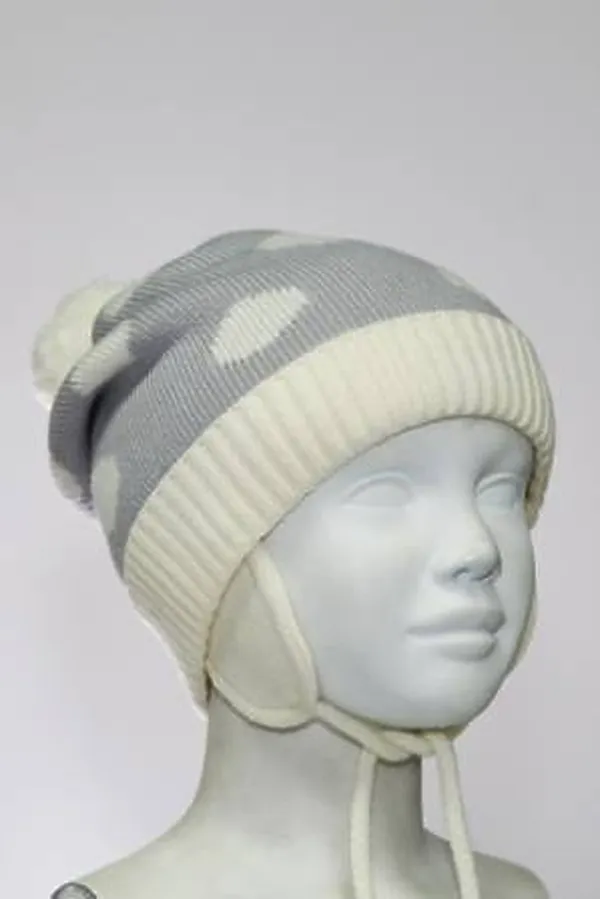 Шапка ESLI, экрю-светло-серый - фото 2