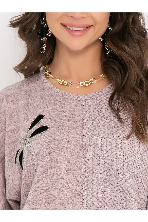 Джемпер BELLOVERA, розовый - фото 2