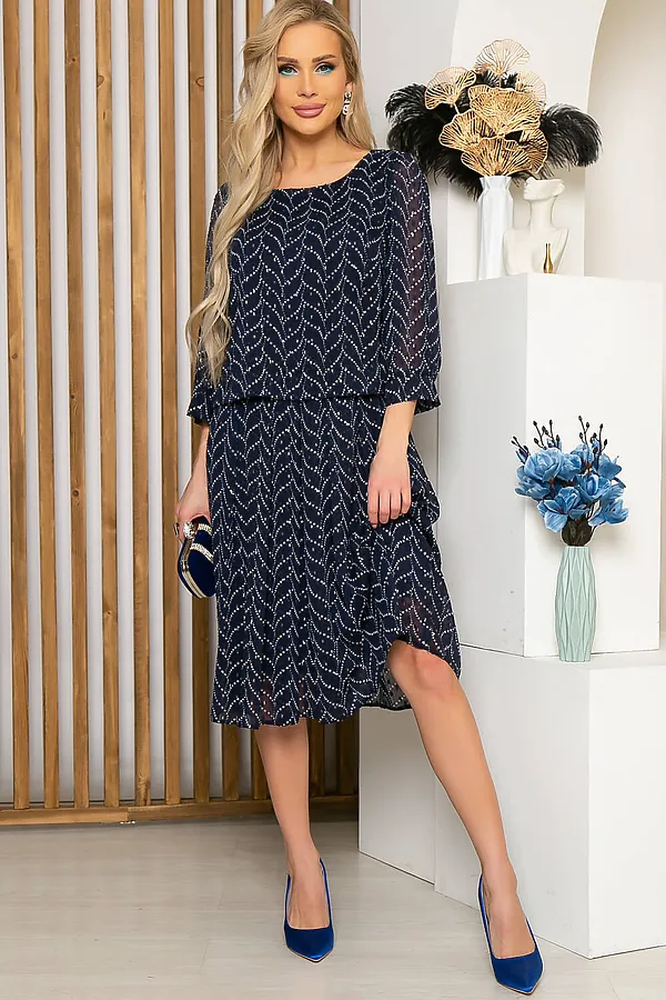 Платье LADY TAIGA, блю - фото 2