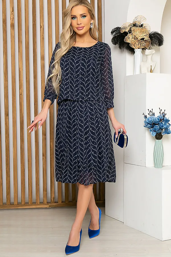 Платье LADY TAIGA, блю - фото 2