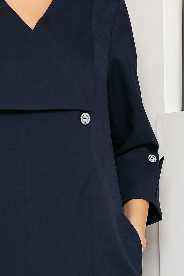 Платье LADY TAIGA, темно-синее - фото 2