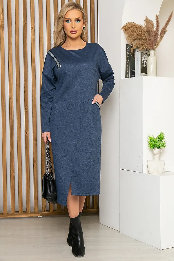 Платье LADY TAIGA, блю - фото 2