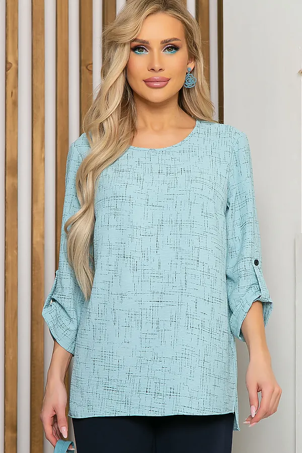 Блуза LADY TAIGA, голубая - фото 2