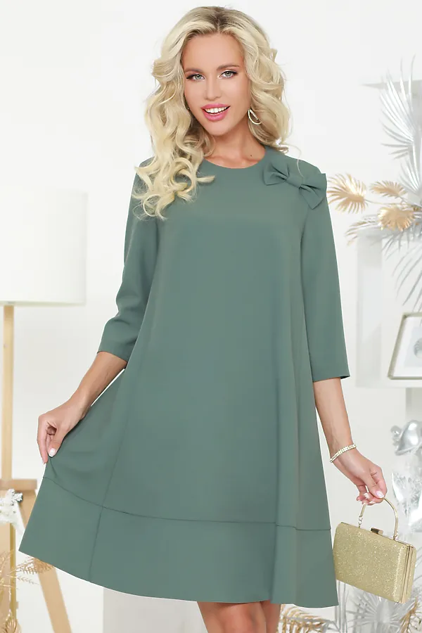 Платье DSTREND, серо-зелёный - фото 2