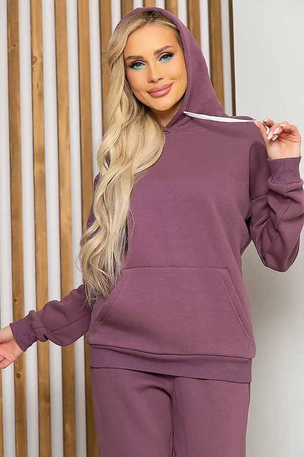 Костюм (Худи+Брюки) LADY TAIGA, ежевика - фото 2