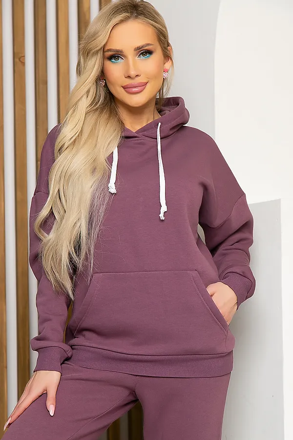 Костюм (Худи+Брюки) LADY TAIGA, ежевика - фото 2