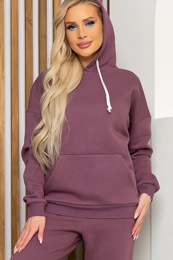 Костюм (Худи+Брюки) LADY TAIGA, ежевика - фото 2