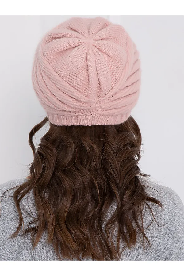 Шапка BELLOVERA, пудровый - фото 2